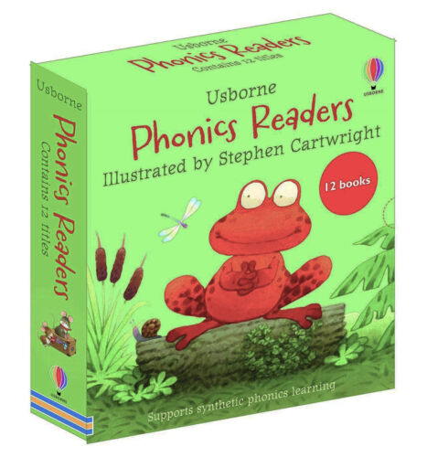 Usborne Phonics Readers 12 Books Collection Box Set - Ages 2-6 - Paperback - Picture 1 of 3