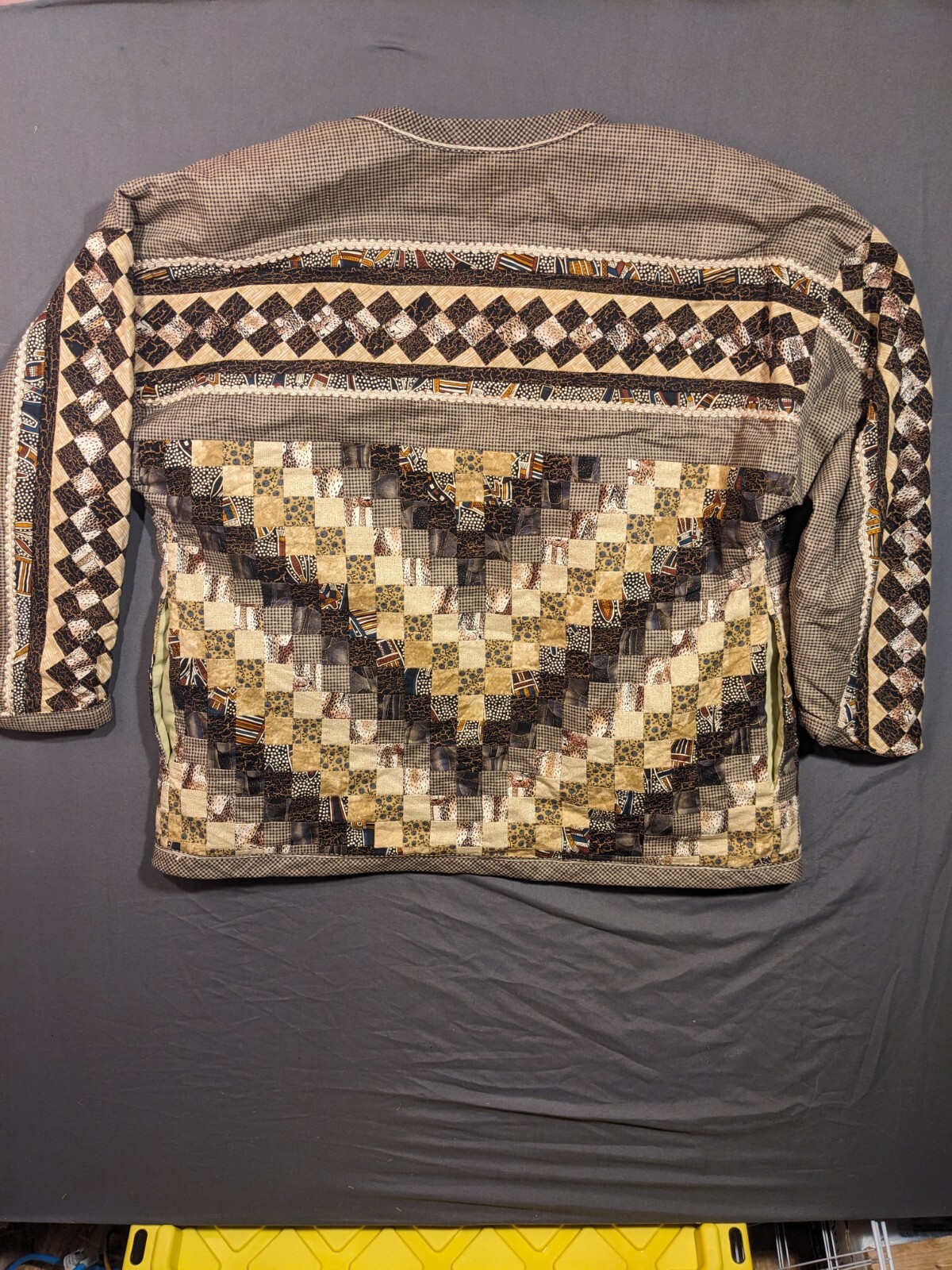 Vintage Quilted Patchwork Bomber Jacket Women’s –… - image 4