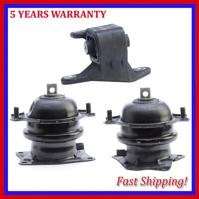 For Honda Pilot 16-19 3.5L 6 Speed Engine Motor & Trans Mount for Auto Set 3PCS