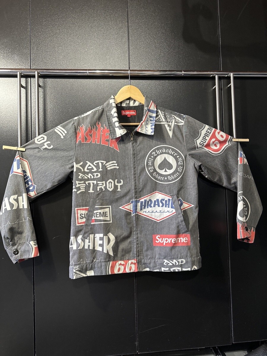 Supreme Thrasher Worker jacket Medium Grey | eBay Supreme Thrasher Worker jacket Medium Grey | eBay