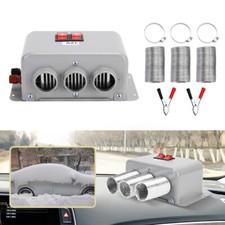 3-hole 12V 800W Defogger Defroster Demister Electric Car Heater Fast Heating Fan