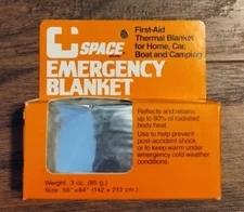 SPACE Brand Emergency Blanket, First aid thermal blanket for Home, Car, Camping