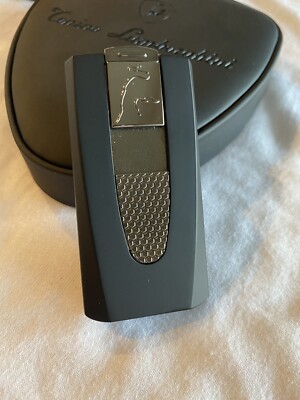 lamborghini cigarette lighter Lamborghini Hungaroring Butane Cigar Lighter Dark Gun with Matte Black -  New