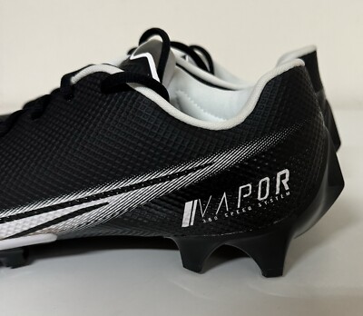 Nike Vapor Edge Speed 360 Mens Sz 10 Black White Football  display picture 1
