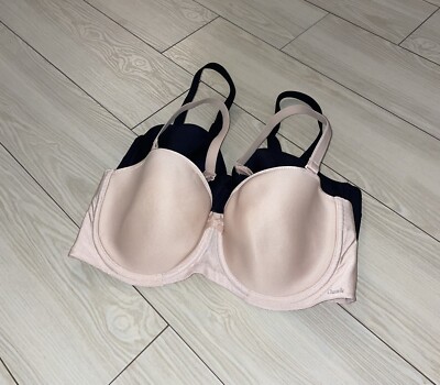 2 Chantelle 2195 Modern Invisible Silicone Free Lightweight Strapless Bras 36D