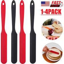 4Pcs Silicone Jar Spatula Jam Spreader for Peanut Butter Baking Cake Icing USA