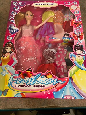 Fashion Fashion series Happy Time Doll and 7 Dresses new in factory box | eBay Fashion Fashion series Happy Time Doll and 7 Dresses new in factory box | eBay