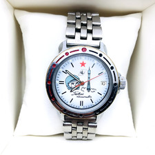 🚀 Rare Komandirskie Yuri Gagarin Vostok Wostok Watch Commander Military USSR 🛠