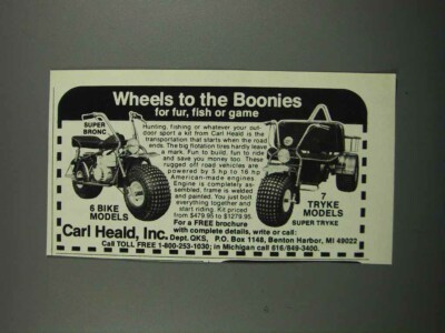 1983 Carl Heald Super Bronc and Super Tryke Ad
