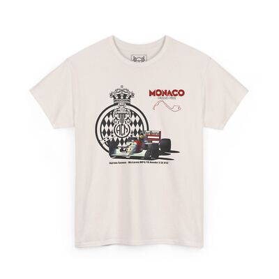 Monaco GP Senna Victory T-Shirt Formula Racing Vintage Tee F1 Race Fans Gift