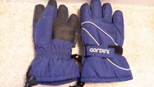 Gordini AQUABLOC Kids Size M Winter Gloves Insulated Snow Gloves Blue Used