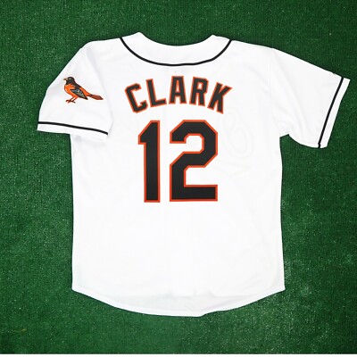 Will Clark Baltimore Orioles 1999 Home Men's White Jersey w/ Team Patch