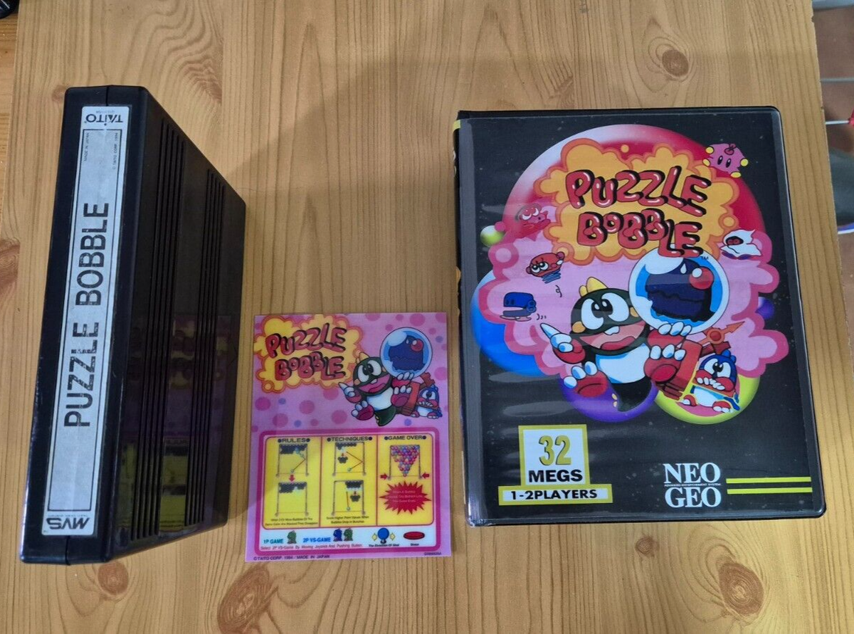Juego Puzzle Bobble MVS Neo Geo. 100% Original y Funcionando | eBay