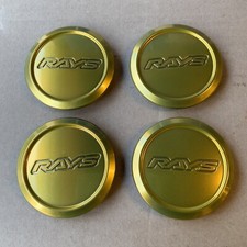 Volk Racing Ray Ze 40ultra Center Caps Hyper Gold Low Set Of 4 Pcs Jdm