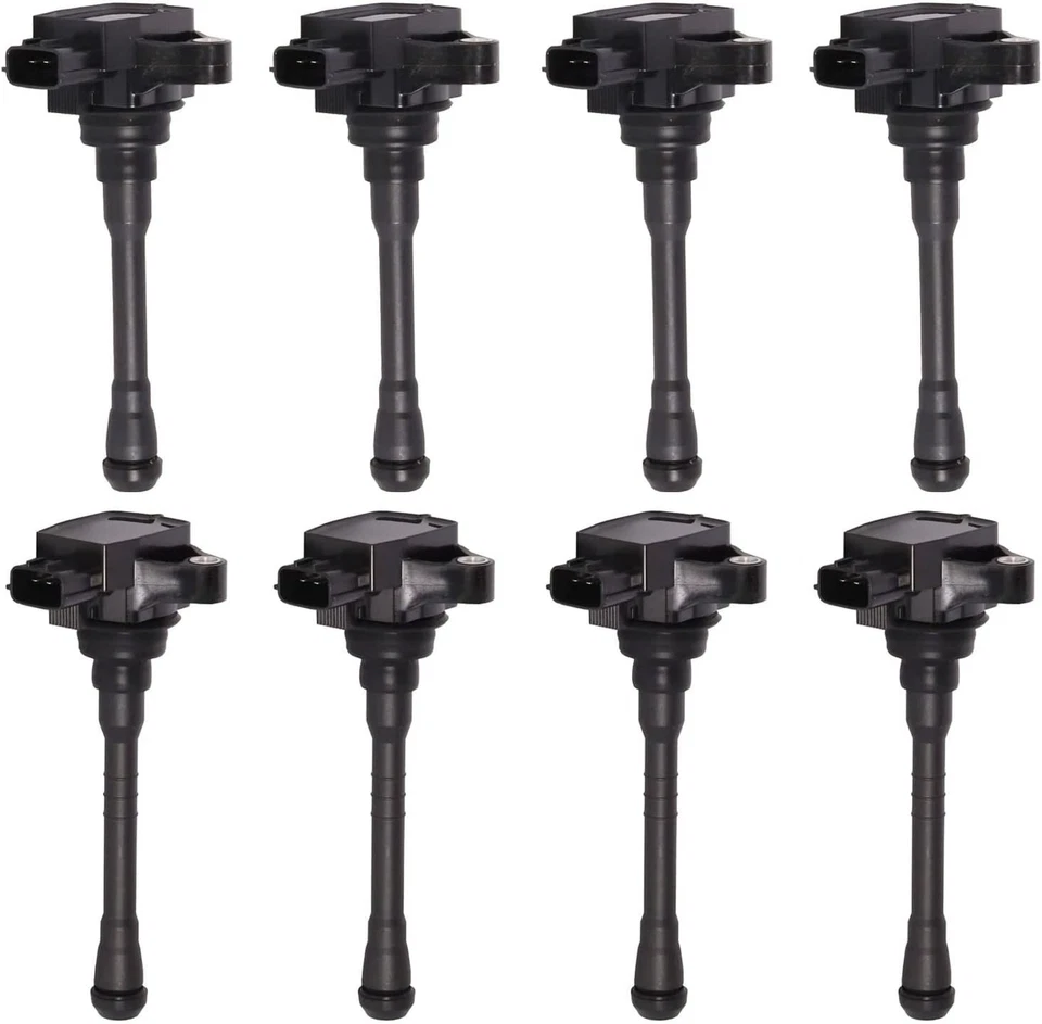 8x bujías NGK y 8x bobina de encendido para Nissan NV2500 NV3500 TITAN 5,6 L Foto 2 de 4