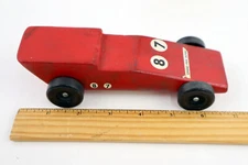 Vintage Pinewood Derby Car BSA Boy Scouts Race Car