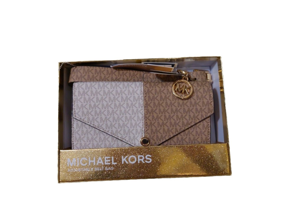 Michael Kors adjustable belt bag new with tags split logo  display picture 2
