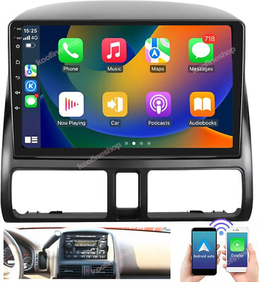 4+64G Android 13 Apple Carplay GPS For Honda CR-V 2002-2006 CRV Car Stereo Radio
