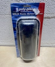 Poly-Planar WC-3 Waterproof 9  X 4  Marine Radio Stereo Panel Mount Splash Cover