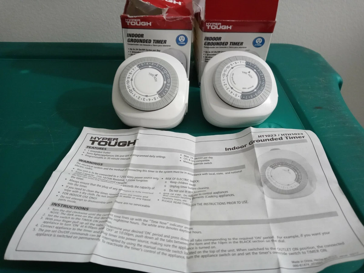 Indoor on sale grounded timer