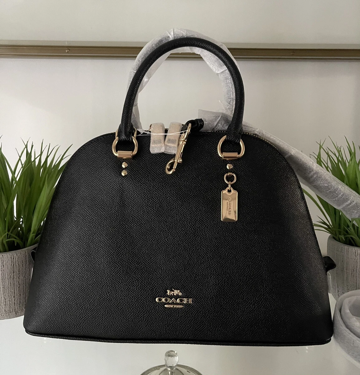 Coach crossgrain patent leather quinn satchel outlet