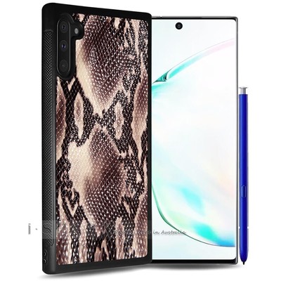 ( For Samsung Note 10 ) Back Case Cover AJH10322 Snake Pattern