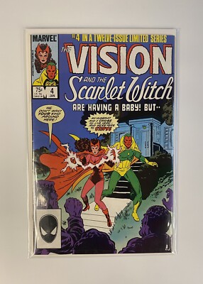 The Vision and The Scarlet Witch #4 • 1986 Marvel Comic • Bagged