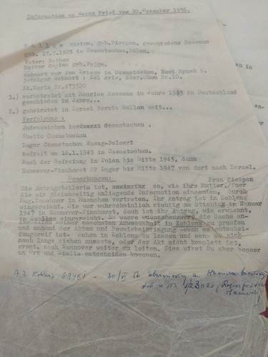 Archive Jewish Person WW2 survivor Poland documents in German & more 1950s-1960s - Picture 4 of 12