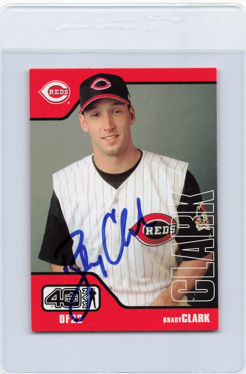 2002 Upper Deck 40 Man #969 Brady Clark Reds Signed Auto *J1646 | eBay