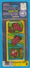 RARE Vintage SNIFFEE LINEN Iron On Imperial Toy Co. MURPLE Scratch & Sniff GRAPE