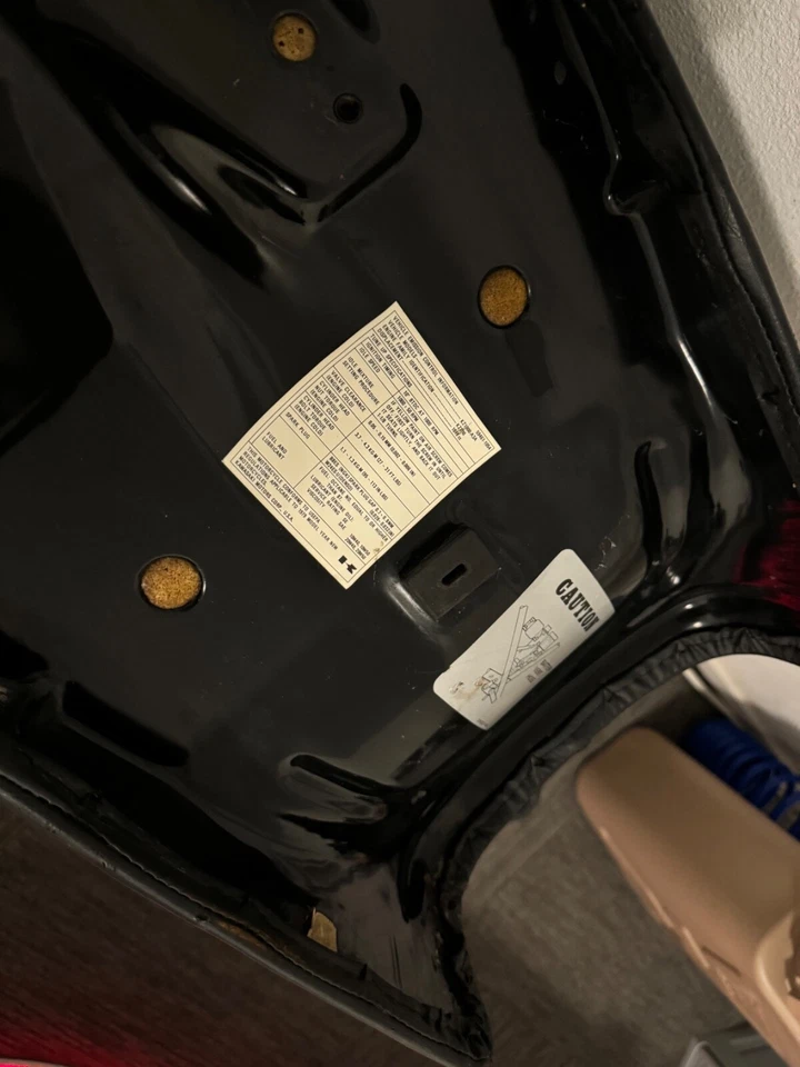 Sillín de asiento original Kawasaki KZ1000 A3A MK2 MKII OEM NOS, 1978 1979 1980 Foto 4 de 4