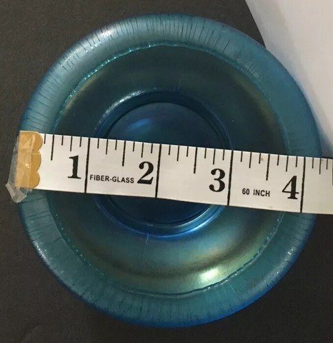 1920's Fenton Pastel Blue Stretch Glass Small Bowl - Picture 7 of 7