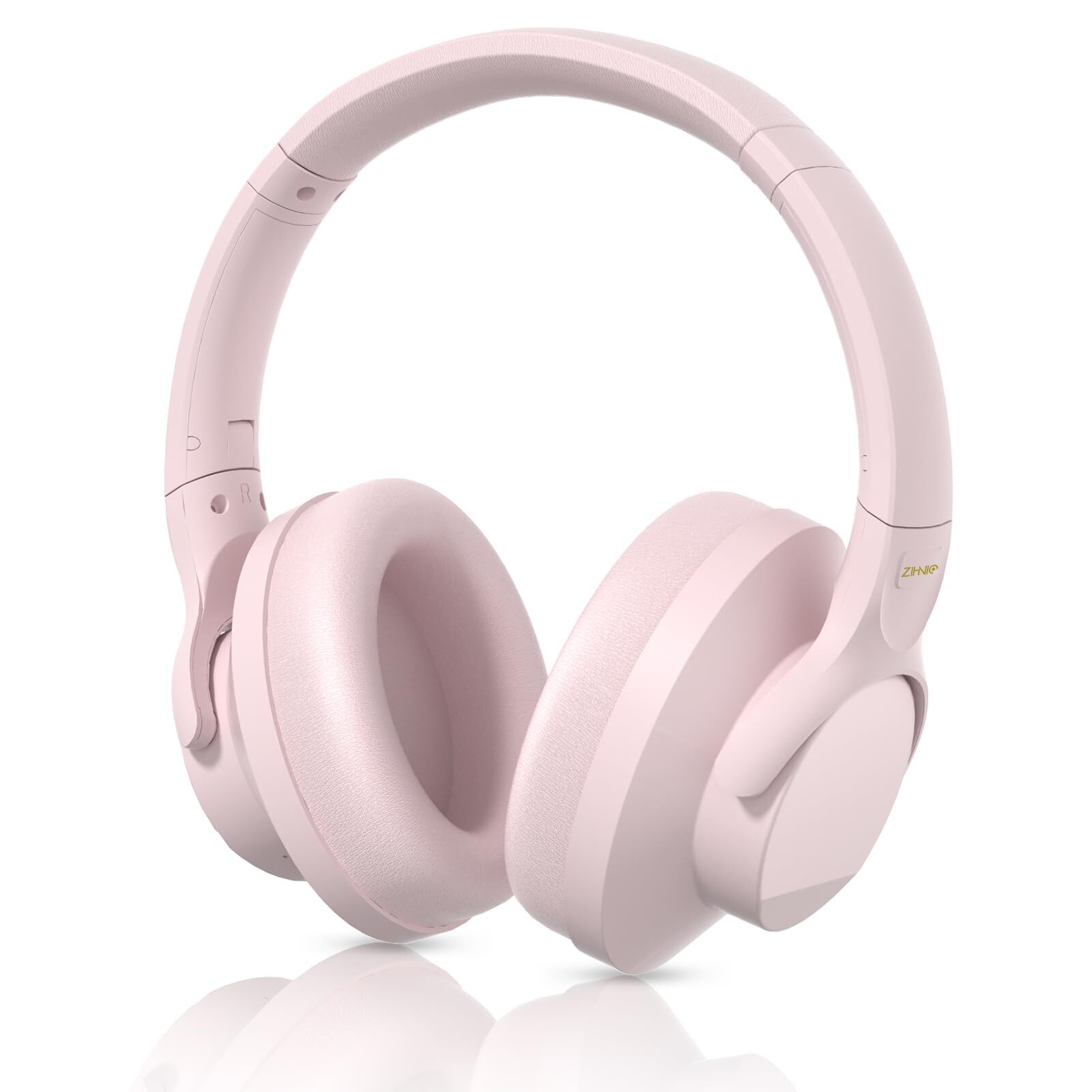 ZIHNIC Wireless Bluetooth Headphones with 60H Playtime and Active Noise Cancelling