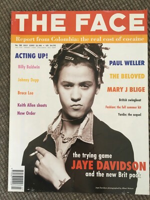 The Face #58 July 1993 Paul Weller, Mary J Blige, Johnny Depp, William Baldwin