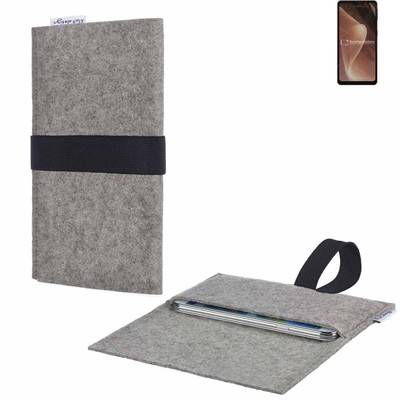 für Sharp Aquos Sense7 Plus Handyhülle Tasche Filz Schutz Case