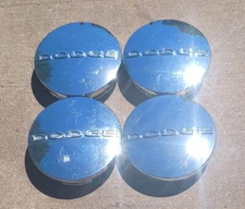 Dodge Avenger Caliber Challenger chrome center cap set of 4, 1SK35TRMAA S3