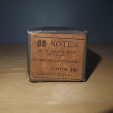 Vintage 88 Note Player Piano Word Roll W.H. Sajewski's 39 Bialy Mazur Osmanski