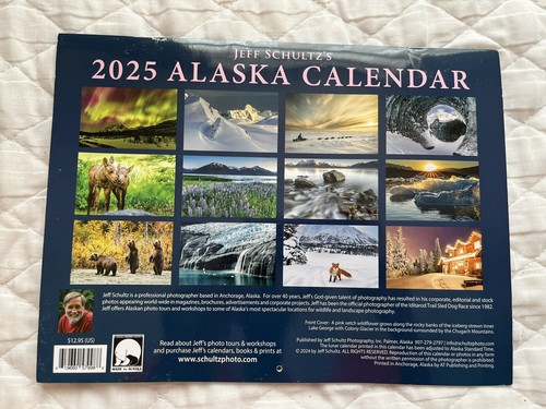 2025 Calendar of Alaska (by Jeff Schultz) - 第 2/5 張圖片