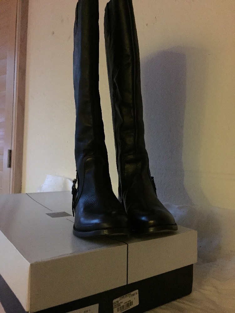Bottes Dolce Vita Luela - Cuir Marron, Talon Bas, Taille 9 - Neuves En Boîte D'origine