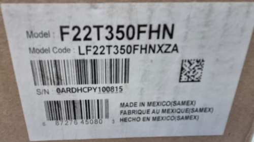 SAMSUNG 22" T350 Series FHD 1080p Monitor, 75Hz LF22T350FHNXZA - Picture 9 of 9