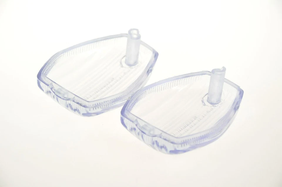 Lente señal de giro compatible con Honda CBF500/600N/1000F CB600F CB1000R FMX650 XL700V transparente Foto 3 de 4