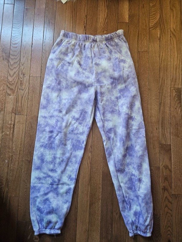 SIZE XL UNBRANDED Purple & White Pajama Bottom Pants INVPV4257