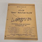 VintageNational Farm Machinery Co-op Inc E24A Tractor Plow Manual Parts List