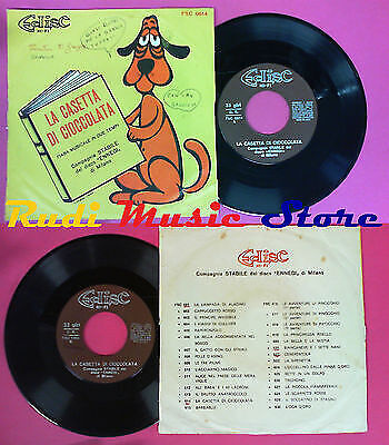 LP 33 7'' Compagnia stabile disco ennegi LA CASETTA DI CIOCCOLATA no cd mc vhs