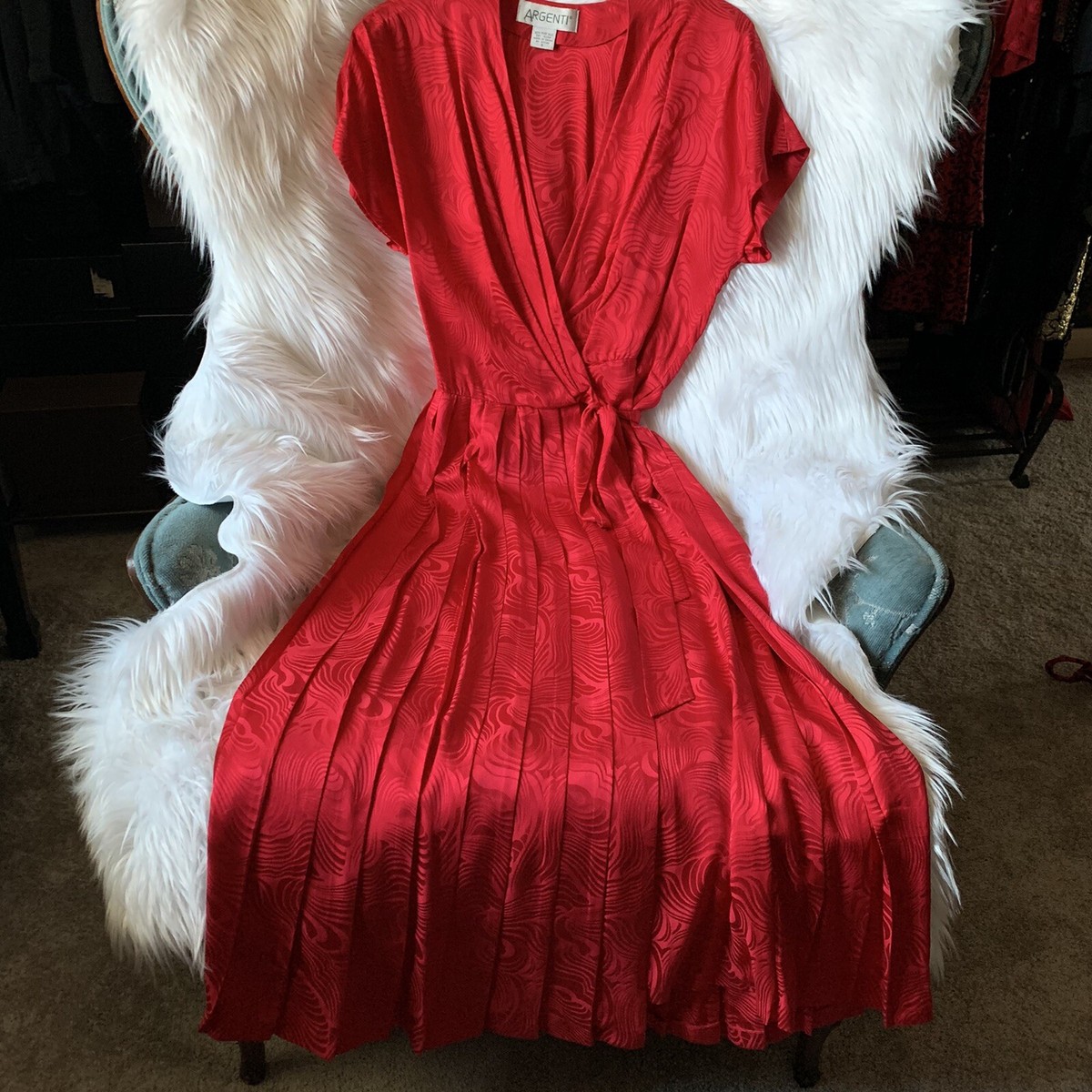 vintage silk wrap dress vintage 70s wrap dress