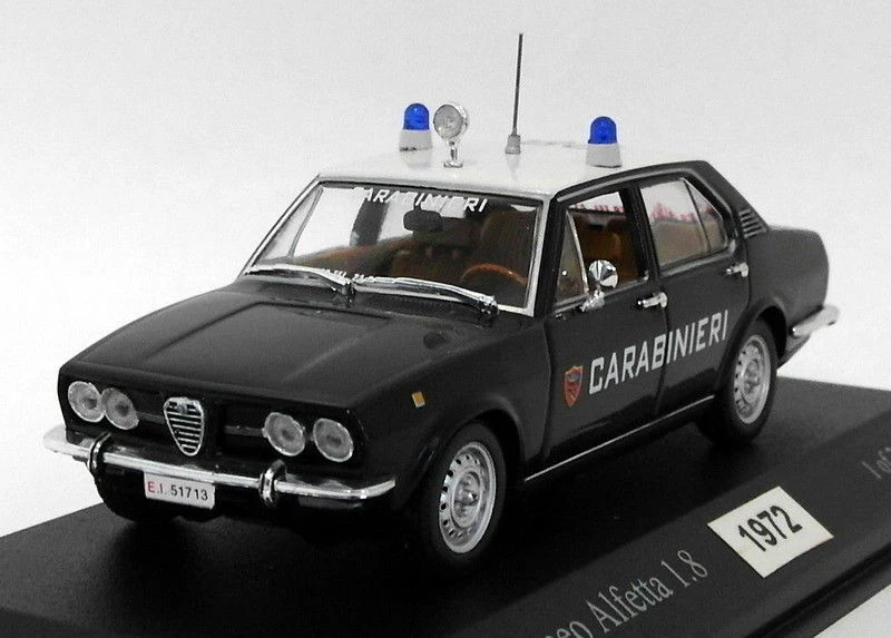 Minichamps 1/43 Scale 400 120290 - 1972 Alfa Romeo Aletta 1.8 - Carabinieri - Image 2 of 4