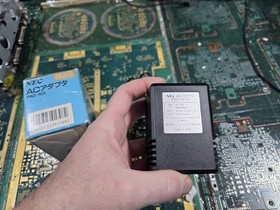 NEC PC Engine Core Grafx AC Power Adapter PAD-105 Official DC 9V 650mA w/Box-SEE