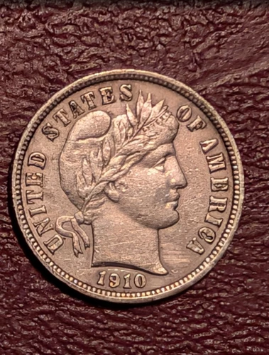 1910-P Barber Dime — photo from the most recent tracked eBay sale