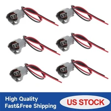 6x Fuel Injector Connector Wire Plug for 2006 Lexus GS300 2006-2015 IS250