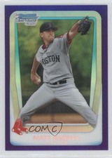 2011 Bowman Draft Chrome Prospects Retail Purple Refractor Matt Barnes 9ly